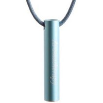 아로마목걸이 알미늄 원형 블루 [사은품], 2. 레몬