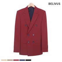 빌리버스 남성 자켓 BAX014 남자 블레이저 더블 솔리드 정장 아우터