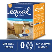 EQUAL 이퀄스위트너 클래식 100개입, 1개, 100g