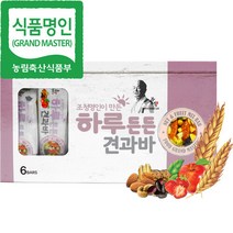 두레촌 명인조청 하루든든견과바 25gx6개입/한과 강정 견과류바, 단품