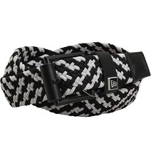197724 골프벨트 뉴에라 BELT STRETCH WEAVE 스트레치 벨트, Free Size, 멀티 컬러(블랙/화이트)