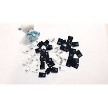 [공단인쇄] [직조주자] 의류사이즈라벨 검정 백색 100pcs, 2XL/100개, 공단인쇄, 흰색
