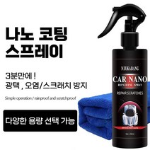 자동차 나노코팅 스프레이 유리막 코팅제 광택제 왁스 세차 카나노 셀프광택, 용량 500ML