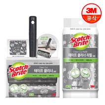 3M 클린컷 대형 테이프클리너 핸들 1개+ 리필4개, 1세트