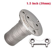 차 캠핑카 부품1.5 "및 38mm 또는 50mm 316 스테인레스 스틸 해양 보트 하드웨어 데크 필러 연료 물, 05 1.5inch waste