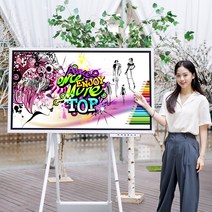 삼성전자 전자칠판 플립2 55인치 LH55WMRWBGCXKR 본체+이동식스탠드(무료설치)
