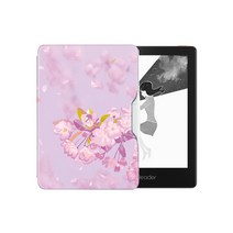 E북 리더기 전자책 6인치 웹연동 다양한 확장자 휴대용 소설 문서 녹음 e-book, 32GB 포그나잇 블랙+벚꽃케이스