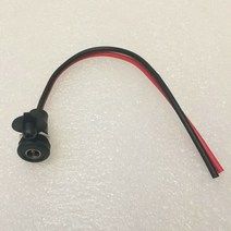 전기자전거용품 전기 스쿠터 충전 포트 DC5.5x2.1mm Xiaomi M365 액세서리 용 원형 구멍 소켓, 한개옵션0, 한개옵션1