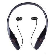 넥밴드블루투스이어폰 넥밴드이어폰hbs900 블루투스 헤드셋 lg 스포츠 이어 버드 hifi 스테레오 서브 우퍼 무선 헤드폰 방수 samsung s20에 적합, 검은색, 검은색