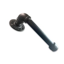 파이프 인테리어 휴지걸이 다용도 배관 손잡이 전면고정 카페손잡이 SS (색상15종), SS25-20, 진회색