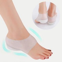 THINKTHENDO 키높이 패드 발 뒤꿈치 깔창 쿠션실리콘 밑창, 원컬러