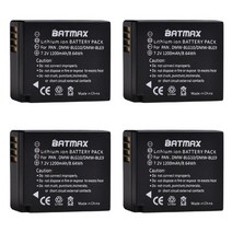 파나소닉 카메라 배터리 2pcs dmw-blg10 dmw blg10 blg10e ble9 + led 내장 usb 듀얼 충전기 lumix gf5 gf6 gx7 lx100 gx80, 4 배터리