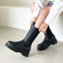 쉬즈콜 [쉬즈콜] 보테가 첼시 미디 하프부츠