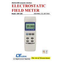 코린스몰 LUTRON ESF-106 정전기 측정기