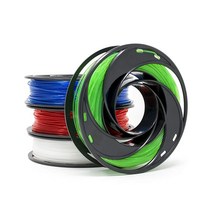 Gizmo Dorks 3D 프린터 필라멘트 1.75mm 200g 4가지 색상 팩 - 유연한 레드 폴리카보네이트 블루 나일론 투명 PETG 그린