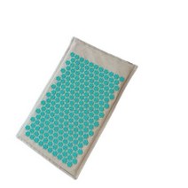 자연 린넨 코코넛 야자 마사지 요가 매트 74x44cm 스포츠 베개 가방 로터스 스파이크 지압 쿠션 Accupresure, 1pcs light blue mat