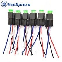 캠핑카 카라반 rv 용품 부품 6sets jd1912 자동차 자동 자동차 릴레이 12v24v 30a ry28 일반적으로 열린 접점 5pins 실용적인 소켓 퓨즈 범용, 6 세트 5핀 12v