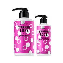 더프트앤도프트 스톡홀름로즈 퍼퓸드 바디워시500ml + 바디로션300ml