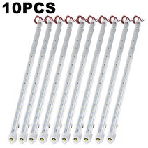 자동차 식빵등 차박 실내등4/2PS 12V 24V D RV 인테리어 라이트 바 30m 50m 튜브 스위치 캠핑 보트 밴 트럭, 03 10PCS_01 30cm 12V