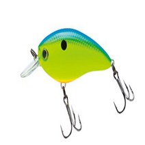Yo-Zuri F1139 BCL 3DS Crank SR Floating Diver Lure 2-Inch Blue Back Chartreuse, 1
