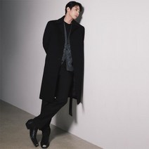 [지이크(SIEG)] [파렌하이트][21F/W] 블랙 울 캐시미어 발마칸 코트 (FDLAX