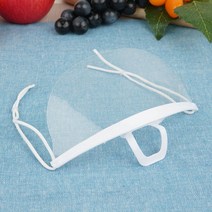 위생마스크(투명) 10개입 1+1 총 20개입 플라스틱입가리개 식당업소용, 1개