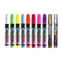 CKS 윈도우마카 소형, 옐로우, 6개