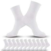 멀티싹 남성용 프리미엄 골지 중목 양말 12켤레 세트