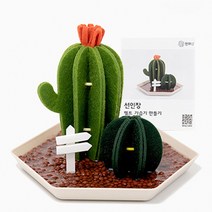 레디코 가습기 만들기 세트 여름 주제 재료 간단한 어린이 펠트 부직포 방과후 과학 수업 도구 DIY 키트 돌봄교실, 펠트가습기 선인장