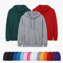 비쥬얼몰 남영공용 베이직 특양면 후드티셔츠 S-3XL 빅사이즈 후드티