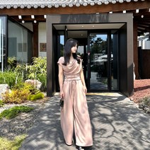 투피스셋업 하객룩투피스 드레이프세트