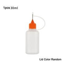 스퀴즈 병 바늘 팁 PE 접착제 어플리케이터 공예 도구 투명 종이 퀼링 10/20/30/50/100ml 5 개/1 개, [08] 1pcs 30ml
