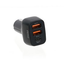 넥스트 USB 3포트 퀄컴 퀵차지 3.0 차량용 고속충전기 NEXT-1408QTC