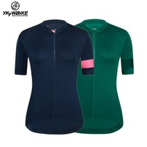 YKYWBIKE 사이클링 저지 여성 여름 슬림 반팔 자전거 의류