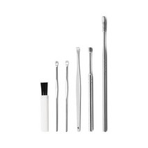 가치온 스텐 귀이개 귀후비개 6종 세트, 1세트