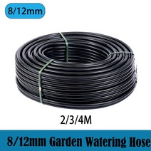 모세관튜브 실험기구 채혈관 온도조절 8/12mm PVC 모세관 물 절약 물방울 관개 플라스틱 파이프 농업 꽃 호, 01 12mm_03 4m(13.12ft)