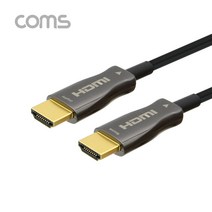 컴스 4K 2K 60Hz ARC 기능 HDMI 2.0 + Micro HDMI 분리형 리피터 광 케이블 CB704 10m, 혼합색상, 1개