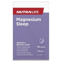 New ZeaLand직구 뉴트라라이프 Magnesium 프리미엄 제품 글루텐 프리 Jujube seed DF 30capsules 1pack, 수량, 상세참조
