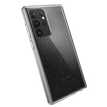 Speck Products Presidio 퍼펙트 클리어 글리터 삼성 갤럭시 S22 울트라 케이스 투명 플래티넘