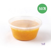 일회용 반찬 죽 국 포장용기 350ml 50개입 PP재질 전자레인지 사용가능