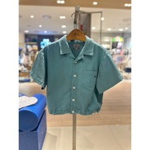 빈 아동용 면 시어서커 반팔 셔츠 BY23BL01MT