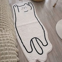 동물 그림 모양 귀여운 롤 거실 방 카페트 러그 만화 고양이 개 깔개 북유럽 카와이 카펫 침실 미끄럼 방지 침대 옆 지역 깔개 귀여운 부드러운 털 바닥 매트 거실 매트 장식