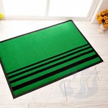 삼미호 무지 매트 중 녹색 60X90 출입구깔판 신발흙털이 더스트매트 실외매트 건물현관매트 먼지털이발판 신발털이개 현관입구매트 산업용매트