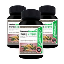 보스웰리아 추출 분말 정 100% 인도산 보스웰릭산 boswellia 식약청 HACCP 인증, 3개, 1박스 60정(2개월분)