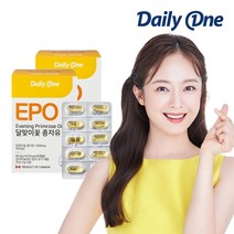 데일리원 달맞이꽃 종자유 감마리놀렌산, 2개, 60.6g