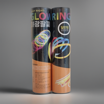 딜러버 야광봉댄스 야광팔찌 5색혼합, 100개 2세트
