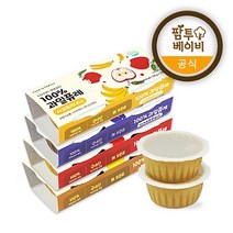 기타 팜투베이비 100프로 과일퓨레 4팩(8개입) 4가지맛/혼합, 사과 4팩(8개입)