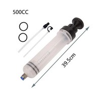 오일 유체 추출기 및 충전 주사기 병 이송 핸드 펌프 자동차 추출 연료 도구 500cc 200cc, [02] 500cc