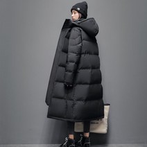 로린다 겨울 남여공용 롱패딩 따뜻한 롱코트 오리털 빅사이즈