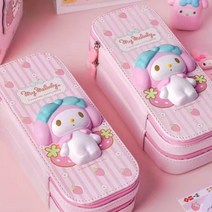 시나모롤 마이멜로디 복층필통 산리오필통 입체필통 파우치필통